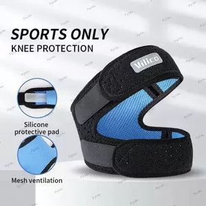 Dây đeo hỗ trợ gân bánh chè PYCOU, Hỗ trợ đầu gối Dây đeo đầu gối ổn định, Dây đeo hỗ trợ khớp giảm đau có thể điều chỉnh