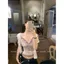 Girl Pure Desire Hot Girl Ren Màu sắc tương phản Áo yếm nữ Mùa hè Phong cách mới Áo Cardigan ren dài tay Bộ đồ hai mảnh