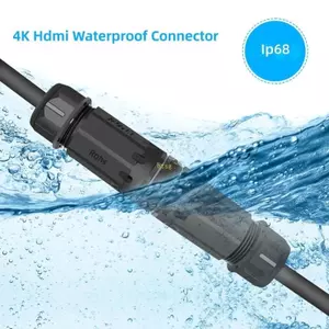Btsg HDTV chống nước Nữ sang Nữ Khớp nối IP68 Bảo vệ cho cáp ngoài trời