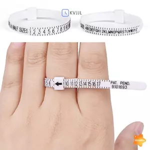 UK US Ring Sizer Đo Ngón Tay Đồng Hồ Đo Ngón Tay Cho Nhẫn Cưới Nhẫn Đính Hôn Mới