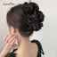 AqToCna 1 Xếp Ly Đuôi Ngựa Lấy Kẹp Thời Trang Trăm Sở Thích Ba Của Đầu Đĩa Tóc Cá Mập Kẹp Cảm Giác Cao Cấp Đầu Kẹp Mũ Đội Đầu AqToCna