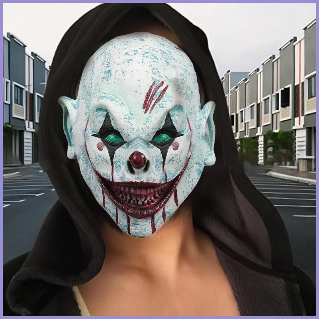 Dress Up Masque đẫm máu Halloween Cosplay Đạo cụ cao su Halloween Masque cho bữa tiệc Biểu diễn sân khấu Prank mueadsyvn