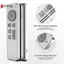 TPU viền bạc có thể gập lại với TV 4K / HD Điều khiển từ xa Ngăn ngừa trầy xước Bảo vệ rơi Vỏ bảo vệ trong suốt VN