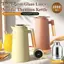 Bình giữ nhiệt AA 1000ML Bình giữ nhiệt Bắc Âu cho nước nóng Máy nước nóng thông minh Ấm đun nước Bình chân không Bình chân không có lớp kính hai lớp Lớp lót bên trong Tay cầm bằng gỗ VN