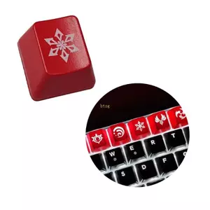 Btsg Genshin Anime PBT Phím Đèn Nền Nút OEM Profile cho Bàn Phím Cơ Keycap