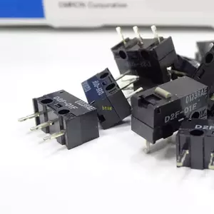 Btsg Chuột Microswitch 10Million Clicks 3Pins Nhật Bản Chấm Xám D2F-01F Công Tắc Giới Hạn