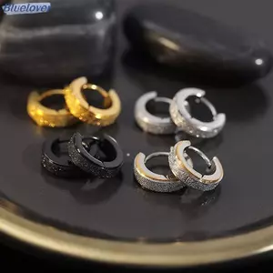 Bluelover 1 Punk Kẹp Tai Cho Người Đàn Ông Bông Tai Thanh Thiếu Niên Hip Hop Phong Cách Tai Nhẫn Trang Sức Phụ Kiện Mới