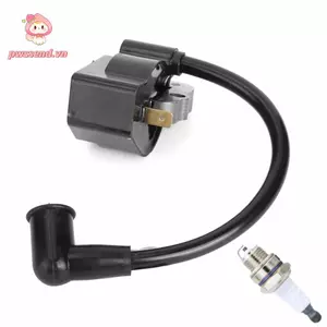 Thay thế cuộn dây đánh lửa PWSEND, Mô-đun đánh lửa màu đen bằng cao su và kim loại, Nhỏ gọn bền bỉ Dễ dàng lắp đặt Bộ phận cắt chổi hạng nặng cho STIHL FC55 FS38 FS45 FS55 HL45 HS45