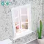 GHX 1 / 12 Nhà Búp Bê Khung Cửa Sổ Bằng Gỗ Mô Hình Nhà Búp Bê Mini Đồ Nội Thất Trang Trí Đồ Chơi Búp Bê Nhà Micro Cảnh Đạo Cụ Xây Dựng VN