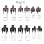 E-WOITD 6 Chiếc Dây Kéo Tức Thì Đa Năng Sửa Chữa Dây Kéo Bộ Dụng Cụ Sửa Chữa Thay Thế Khóa Kéo Thanh Trượt Cho DIY May E-WOITD