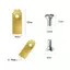 9 Cái Thay thế máy cắt cỏ robot 43mm chống mài mòn des Dễ dàng thay thế các bộ phận cho máy cắt cỏ gia đình VN