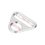 PYCOU 10 Chiếc Tam Giác Khóa Điều Chỉnh, Tay Nghề Tốt Chiều Rộng 1 Inch Có Thể Điều Chỉnh Khóa Kim Loại, Dây Đeo Túi Hợp Kim Kẽm Có Thể Điều Chỉnh Dây Đeo Ba Lô Phần Cứng