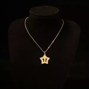 Ánh Sáng Sang Trọng Retro Năm Cánh Tượng Ngôi Sao Mặt Dây Chuyền Vòng Cổ Nữ 18k Mạ Vàng Tự Nhiên Zircon Mặt Dây Chuyền Vòng Cổ ins Phong Cách 2026-6-26