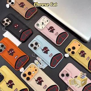 Cool black spider black leather phone case for iPhone 13 14 15 16 17 Pro Max 12 11 17 Air Xs Max XR 8 7 Plus