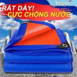 ( loại dầy) bạt che nắng che mưa loại tốt 170g. Bạt Hàn Quốc. Có may viền đóng khoen. Khổ 4x2m, 4x4m, 4x5m, 4x6m.