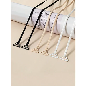 1 Cặp Dây Vải Mỏng Dây Đeo Vai Vô Hình Áo Ngực Dây Đeo Trong Suốt Có Thể Tháo Rời Chống Trơn Trượt Áo Ngực Phụ Kiện Dành Cho Nữ