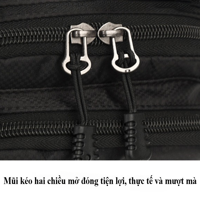 Túi đeo Chéo Nam Chống Nước, vải chống trượt nước, Dây Đeo Điều Chỉnh, thời trang phong cách thể thao