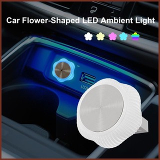 Đèn LED Ô Tô Nội Thất 7 Màu Đèn Không Dây Cho Ô Tô Cắm Và Chạy Đèn Hoa Cho Ô Tô Nội Thất Sàn haoyisvn