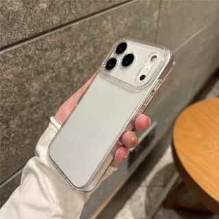 [JLK] Ốp điện thoại chống sốc trong suốt lấp lánh sang trọng cho iPhone 17 17Air 17Pro 17Pro Max 16 15 14 13 12 Pro Max Ốp điện thoại cứng bảo vệ ống kính trong suốt