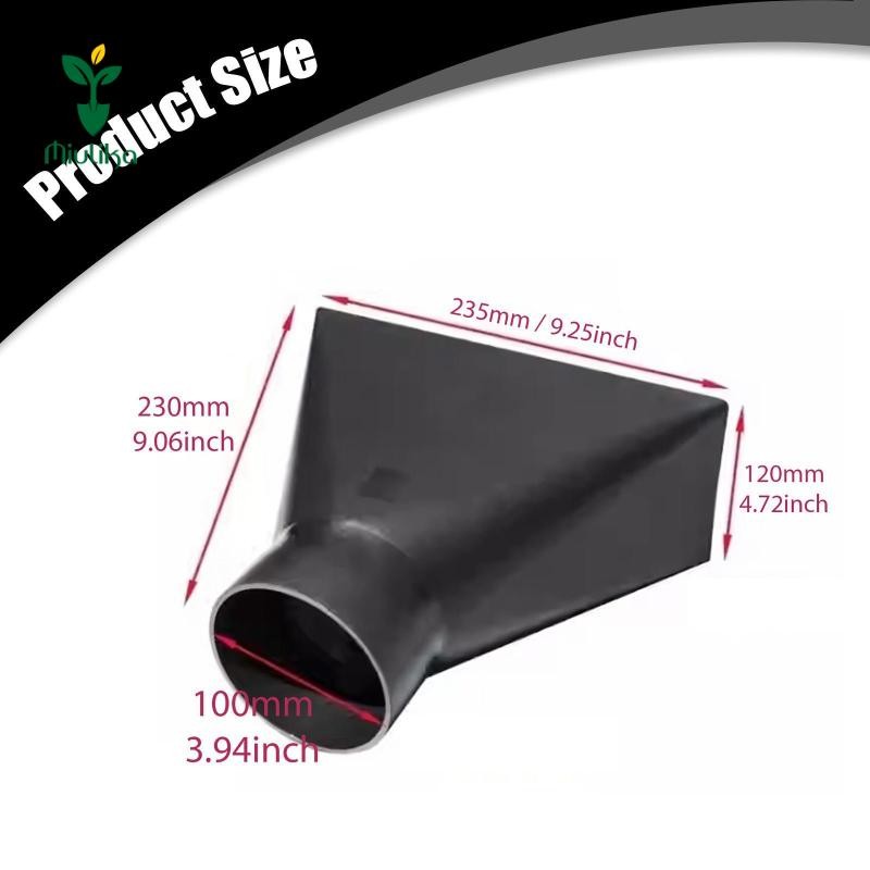 Hood Công Nghiệp Cho Ống 100 Mm Thiết Kế Phễu Rộng Phụ Kiện Hình Chữ Nhật Máy Hút Bụi Công Nghiệp Phần