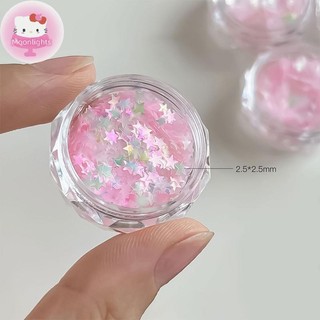 Moonlights Nail Art Sequins Không Đều Nàng Tiên Cá Kim Sa Lấp Lánh Mỹ Dày Mỏng Hỗn Hợp Ngôi Sao Kim Sa Lấp Lánh Trang Trí Móng Tay EN