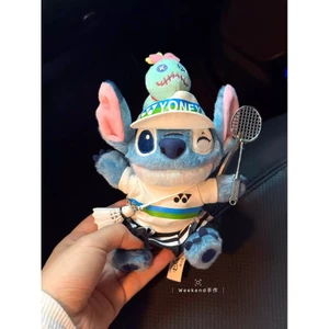 Túi đồ chơi sang trọng hoạt hình Stitch cầu lông treo đồ trang trí ô tô cho bạn gái Quà tặng sinh nhật