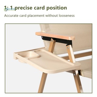 [Dream] 1PC Ghế Cắm Trại Ngoài Trời Bên Khay Đựng Ghế Ghế Ghế Ghế Ghế Phụ Kiện Cắm Trại Gấp Đa Năng Cốc Dụng Cụ mới