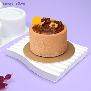 {YAN} Khuôn bánh Pudding silicon hình trái tim / ngôi sao / tròn / vuông 3D DIY Món tráng miệng Khuôn sô cô la Dụng cụ trang trí bánh Máy nướng {ya}