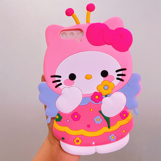 Ốp điện thoại hình hoa Hello Kitty Bee cho OPPO Reno 15 15F FS 15 Pro 15C A6X A6 A6S A6T A20 A5M A5i Realme Note 80 C85 Pro C83 16 15X 15T Vỏ điện thoại TPU mềm