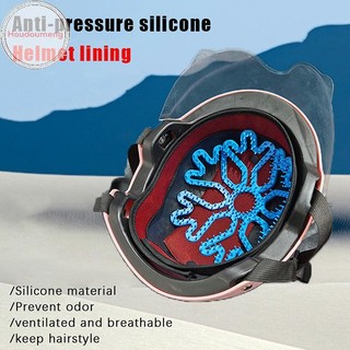 Hodou Mũ Bảo Hiểm Linh Hoạt Chống Biến Dạng Bên Trong Silicon Pad Thông Khí Mũ Bảo Hiểm Lót Miếng Lót Mũ Bảo Hiểm Đệm Xe Máy Xe Đạp Mũ Bảo Hiểm Phụ Kiện VN
