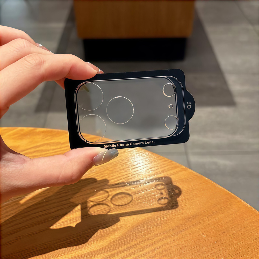 Phim bảo vệ camera điện thoại di động trong suốt độ phân giải cao cho iPhone 17 16 15 11 12 13 14 Pro Max Air 15 16 plus Phim bảo vệ màn hình ống kính cho ống kính máy khoan flash