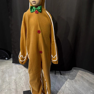 Giáng Sinh Bánh Gừng Người Trang Phục Halloween cos Trang Phục Bánh Gừng Người Jumpsuit Trang Phục Hóa Trang