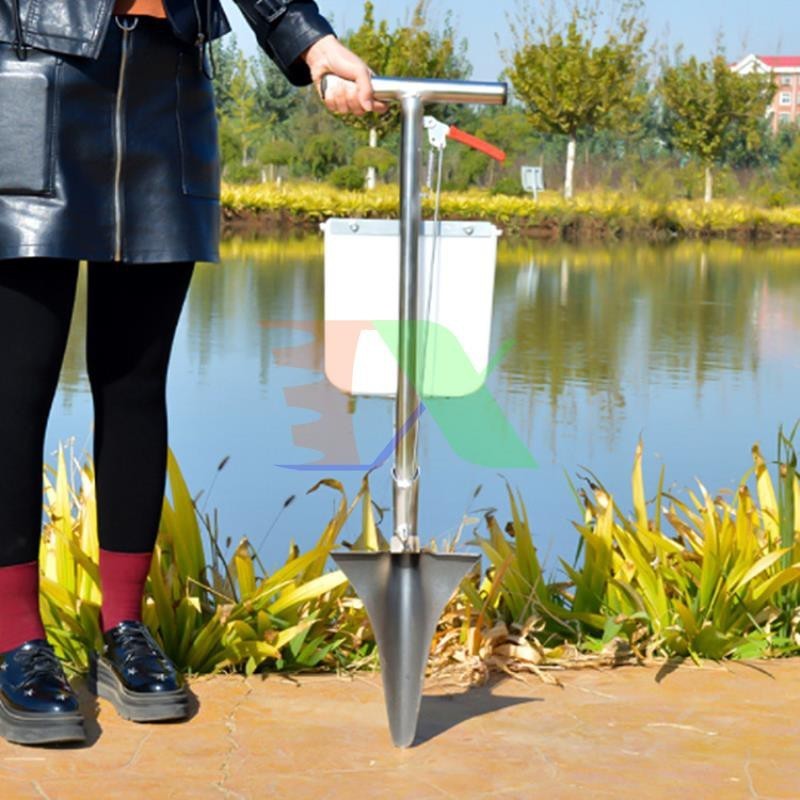 Xẻng Bón Phân Liền Thùng Tháp Xanh TMP-03B - Dụng Cụ Bón Gốc Nhanh, Tiết Kiệm Phân Bón, Thép Mạ Kẽm, Siêu Bền