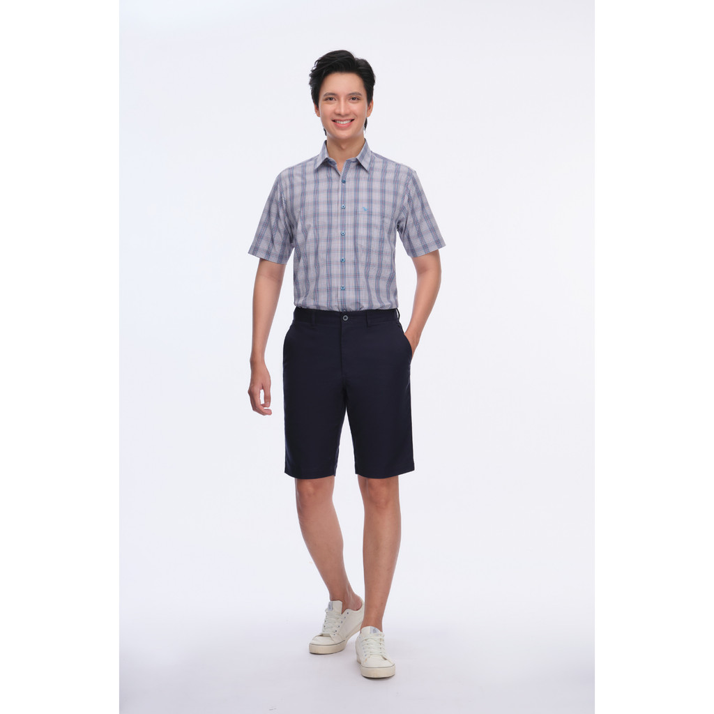 Quần Short Khaki VIETTIEN SMART CASUAL vải Cotton form REGULAR FIT VT00000520