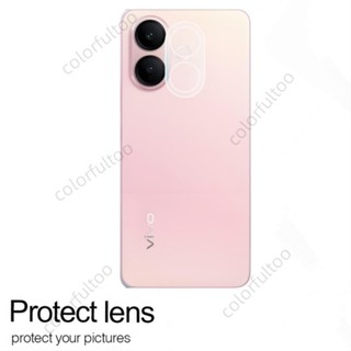 Vivo V60e 2025 Phim Bảo Vệ Camera Trong Suốt Cho Vivo V60 Lite V 60E V60Lite 4G 5G 3D Cong HD Full Cover Camera Kính Cường Lực Bảo Vệ Màn Hình Mặt Sau Ống Kính Phim