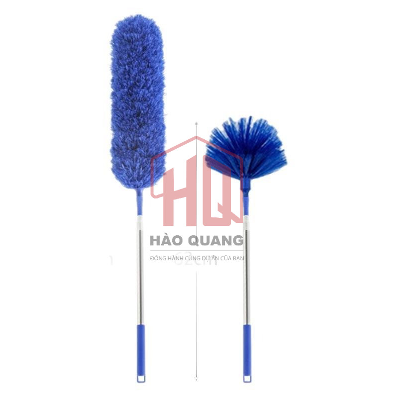 Cây Chổi Quét Bụi Đa Năng Cán Dài 2.5m – Xoay Linh Hoạt, Dụng Cụ Làm Sạch Trần Nhà, Quạt Trần