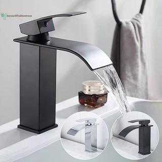 BeautifulHomeA Vòi Đen Có Vòi Cho Phòng Tắm Lababo – Vòi Bồn Rửa Mờ Nóng Lạnh Vòi Trộn Cho Chậu Rửa VN