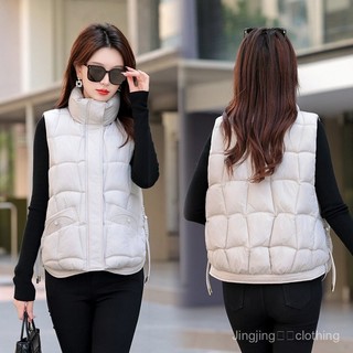 Áo khoác cotton cổ đứng phong cách Hàn Quốc, phù hợp mùa đông, dáng ngắn gọn.