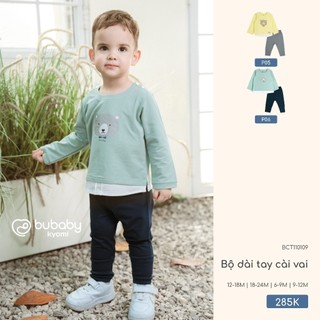 Bubaby BCT110109 Bộ dài tay cài vai   🔅 T9.2
