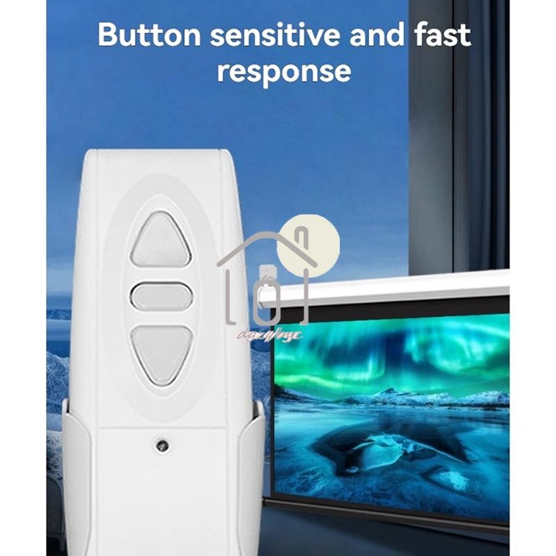 Điều khiển từ xa Bộ điều khiển màn hình máy chiếu 433MHZ Rèm điện Điều khiển từ xa không dây Bộ thu phích cắm US