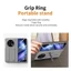 Dây đeo cổ tay bằng silicon với hộp đựng chân đế tích hợp cho VIVO X Fold 6 vivo x fold 5 3 Pro Vỏ bọc cảm giác da Bảo vệ toàn thân Vỏ có thể gập lại