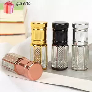 Bóng lăn tinh dầu GAVESTO, Chất liệu thủy tinh Chai cuộn thủy tinh chống rò rỉ, Đang di chuyển Thiết kế bóng lăn dung tích 3ml Ứng dụng Massage chai nước hoa có thể đổ lại
