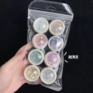 Bột Opal Hỗn Hợp Trang Sức Hàn Quốc Trang Sức Móng Tay Miếng Dán Lớn Màu Nhấp Nháy Tất Cả Trận Đấu Kim Sa Lấp Lánh Chất Liệu Tự Làm