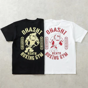 Áo thun 200GSM chất lượng cao Áo thun cổ tròn Unisex mới Áo thun Boxing họa tiết chó in size XS-3XL