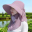 Mũ ngư dân nữ Vành rộng Bảo vệ tia cực tím Mặt thoáng khí Mũ che nắng mùa hè