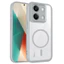 Ốp lưng Poco M6 Pro Vỏ từ tính trong suốt mờ cho Ốp điện thoại Xiaomi Poco M6 Pro 4G