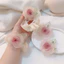 Lưới Camellia Hoa Scrunchy Dây Buộc Tóc Nữ Dây Buộc Tóc Đầu Bóng Đuôi Ngựa Đầu Dây Siêu Cổ Tích Tính Khí Dây Cao Su Phụ Kiện Tóc