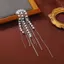 PNPIA- 1Pc Ngọc Trai Dài sel Thạch Thổ Cẩm Nữ Kim Cương Phủ Ngọc Trai sel Corsage Huy Hiệu Chân Phù Hợp Với Jaet Pin Quần Áo Quà Tặng