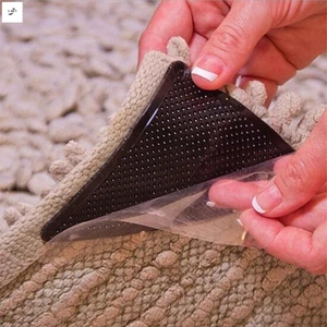 Miếng dán kẹp thảm tam giác chống trượt - Keo bền cho sàn bê tông đá cẩm thạch