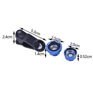Máy ảnh chung ống kính điện thoại JINHF 3In1 cho điện thoại thông minh Ống kính mắt cá góc rộng và kẹp Bộ máy ảnh Macro cho điện thoại di động phổ thông HOT